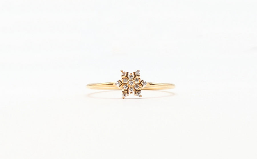 Bague flocon