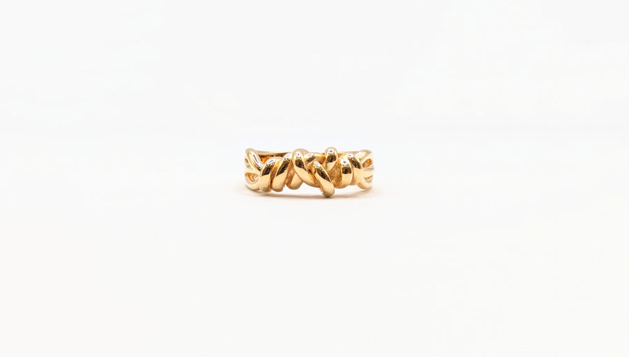 Earring - Puce