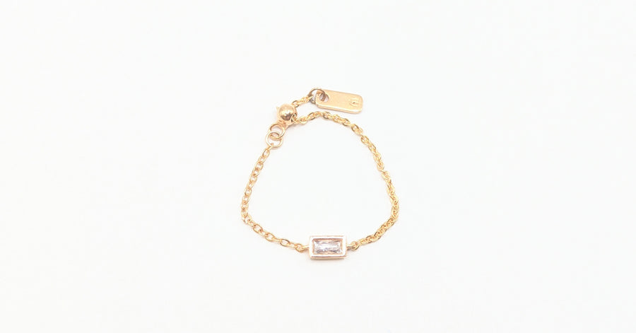 Bague chaîne réglable