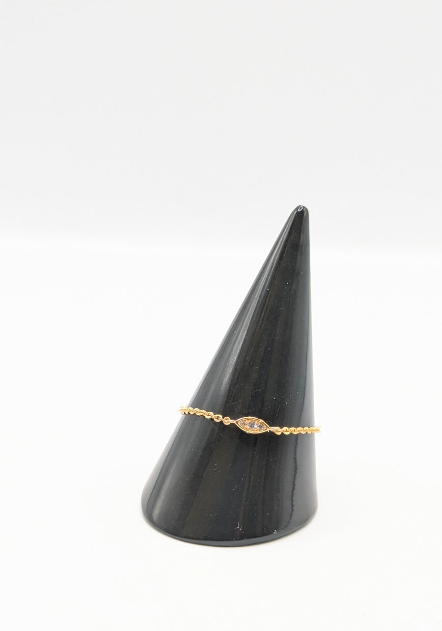 Bague chaîne réglable