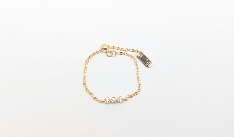 Bague chaîne réglable