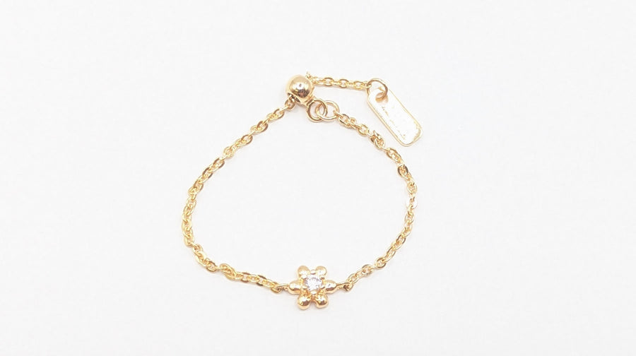 Bague chaîne réglable
