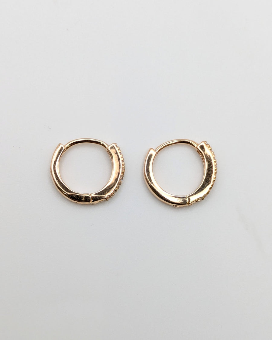Petites créoles avec strass