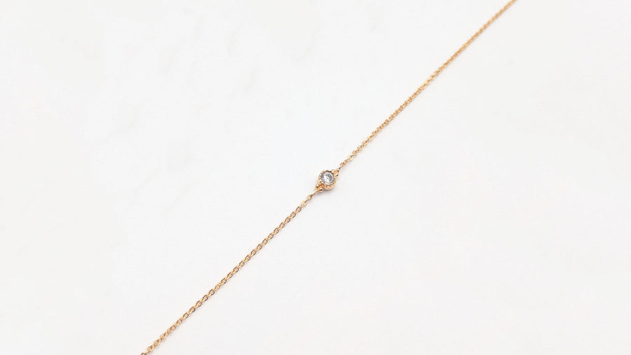 Bracelet serti clos