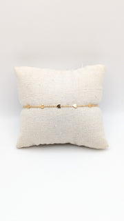Bracelet chaîne cœur