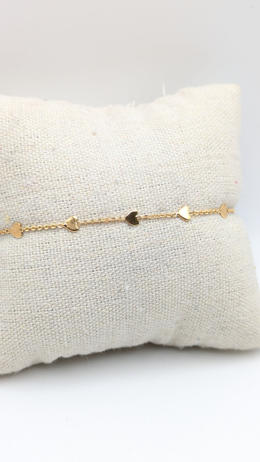 Bracelet chaîne cœur
