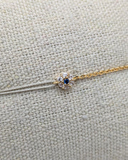 Bracelet fleur mi chaîne mi cordon