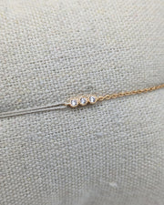 Bracelet 3 oxyde mi chaîne mi cordon