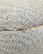 Bracelet mi chaîne mi cordon