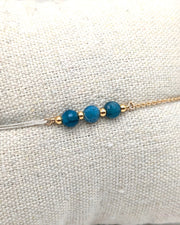 Bracelet mi chaîne mi cordon