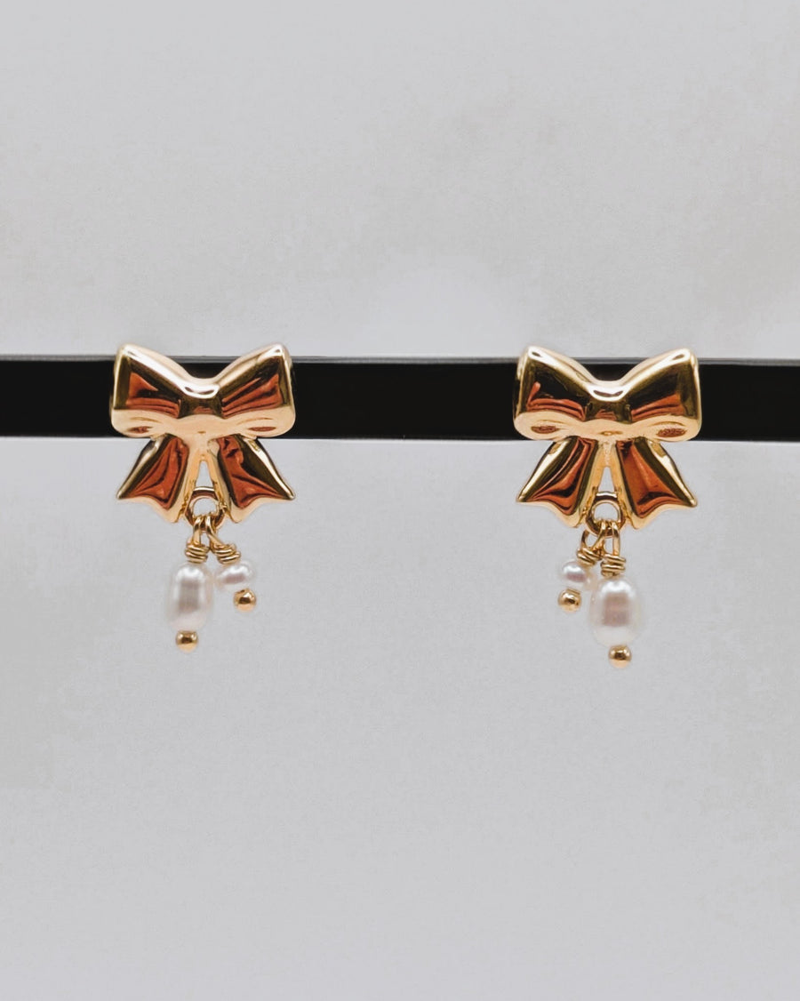 Boucles d'oreilles nœud papillon
