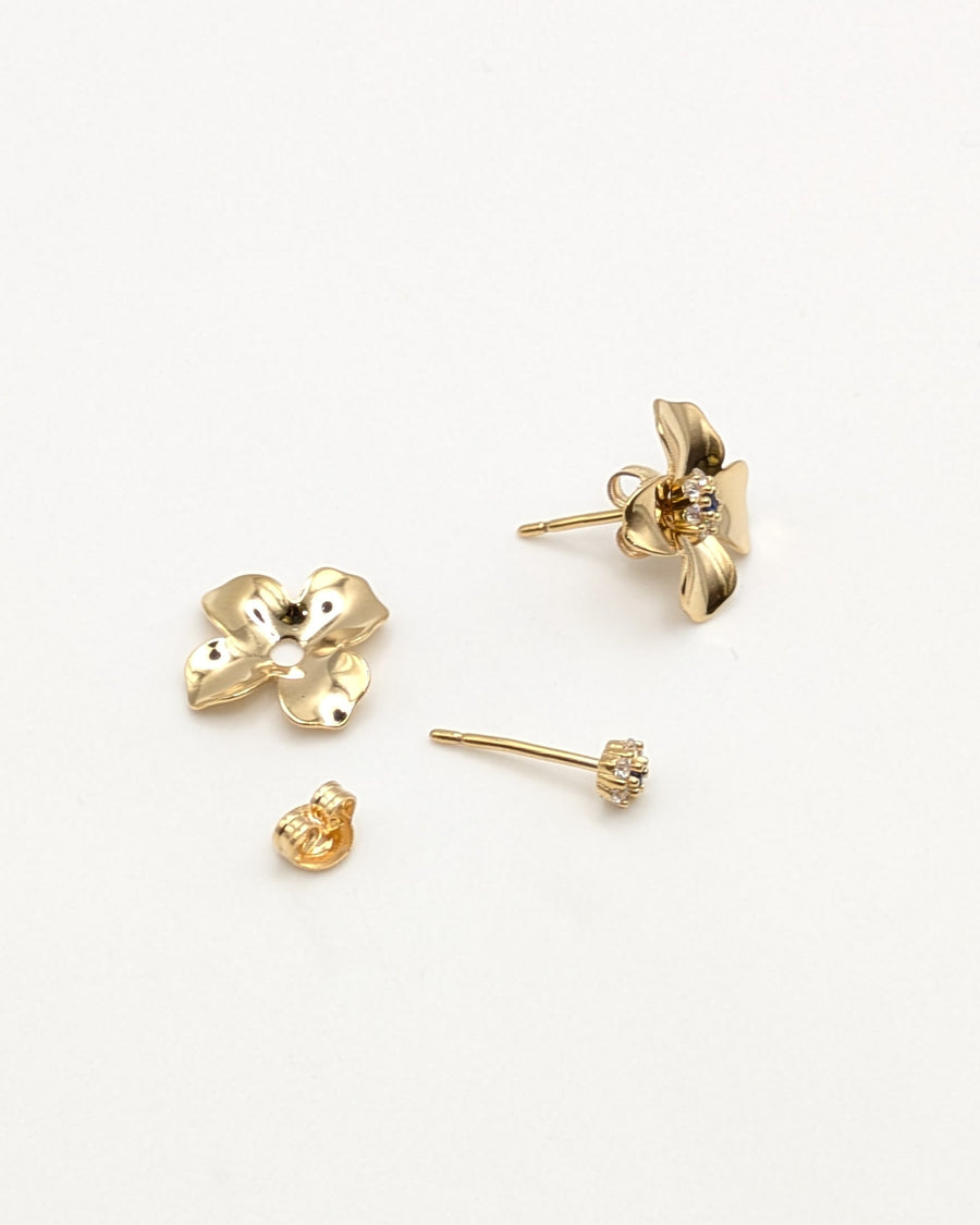 Boucles d'oreilles 2 en 1