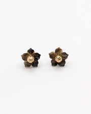 Boucles d'oreilles - Puce fleur