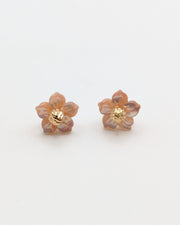 Boucles d'oreilles - Puce fleur