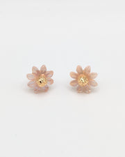 Boucles d'oreilles - Puce fleur