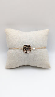 Bracelet arbre de vie avec perle