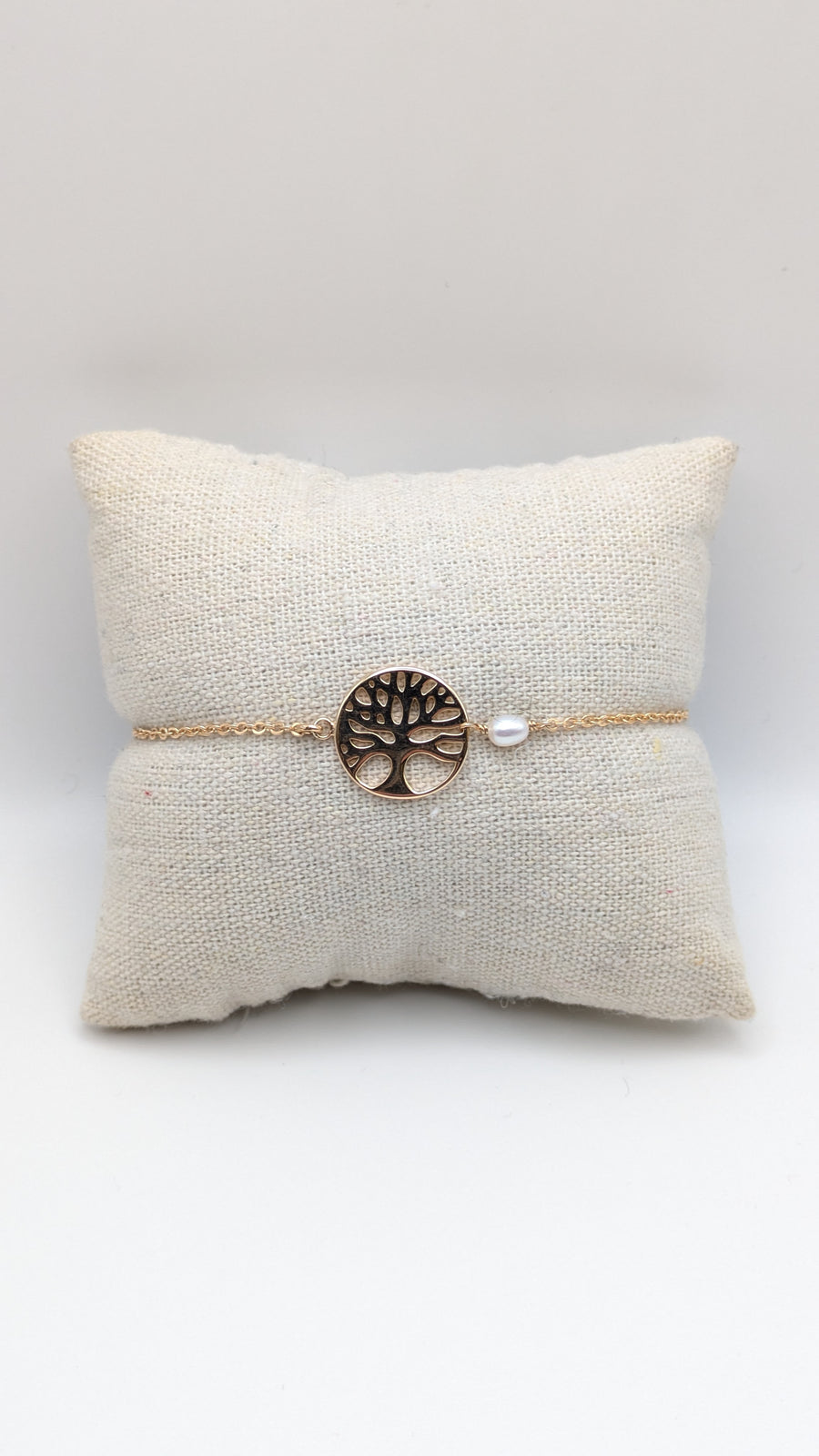 Bracelet arbre de vie avec perle