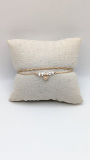 Bracelet double chaîne