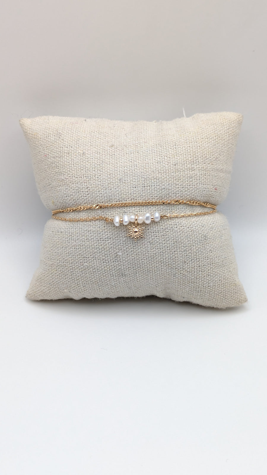 Bracelet double chaîne