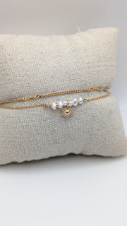 Bracelet double chaîne