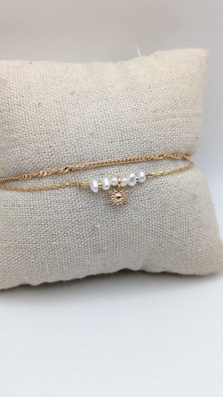 Bracelet double chaîne