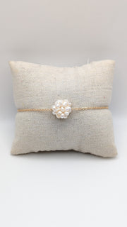 Bracelet pompon de perle