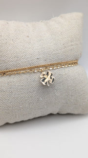 Bracelet double chaîne