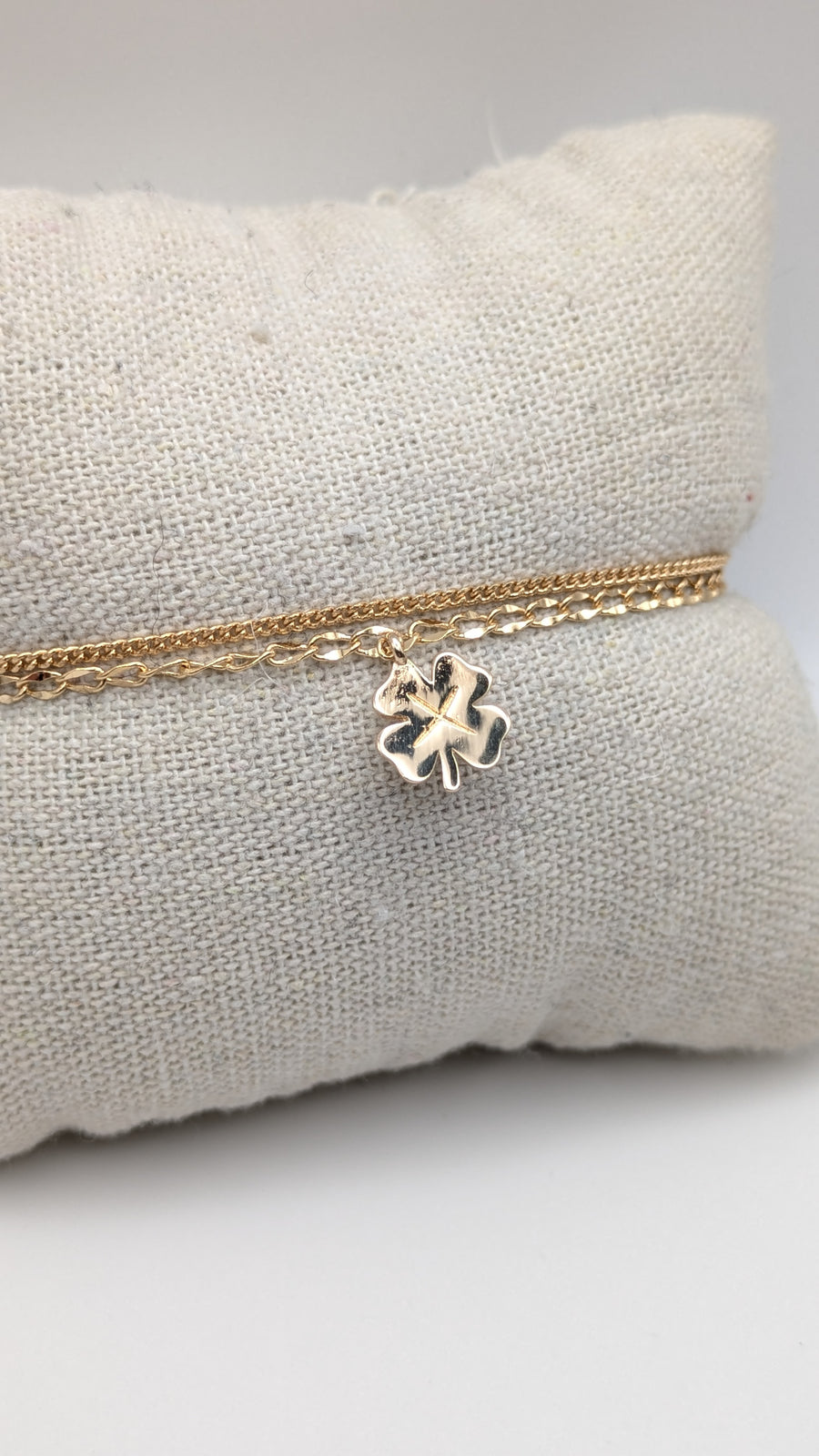 Bracelet double chaîne