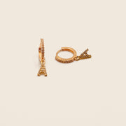 Boucle d'oreilles - Créole strassée