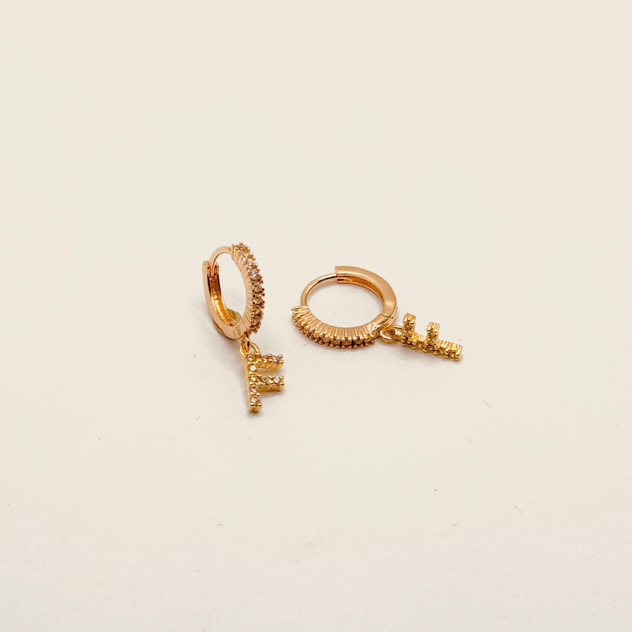 Boucle d'oreilles - Créole strassée