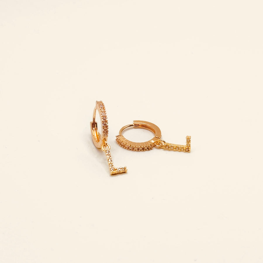 Boucle d'oreilles - Créole strassée