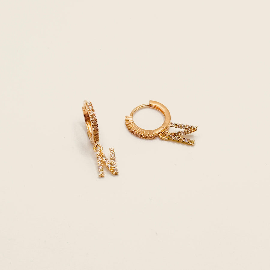 Boucle d'oreilles - Créole strassée
