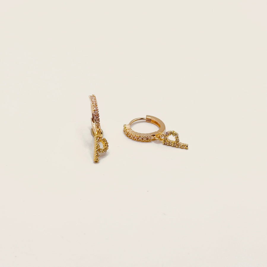 Boucle d'oreilles - Créole strassée