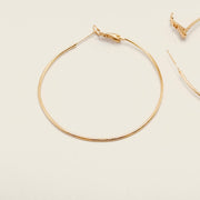 Boucle d'oreilles - Créole avec fermoir à clapet