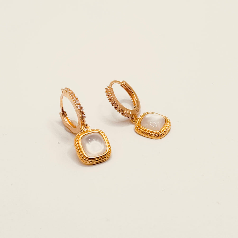 Boucle d'oreilles - Créole strassée